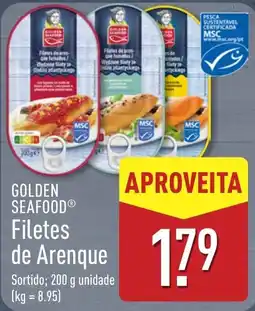 ALDI Golden Seafood Filetes de Arenque promoção