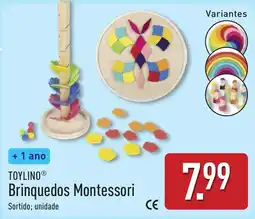 ALDI ToyLino® Brinquedos Montessori promoção