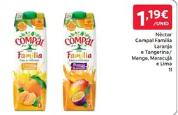 Amanhecer Néctar Compal Família promoção
