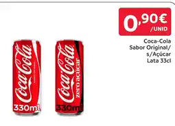 Amanhecer Coca-Cola sabor original/s/açúcar promoção