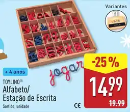 ALDI Toylineno alfabeto/estação de escrita promoção