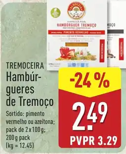 ALDI Tremoceira hambúrgueres de tremoço promoção