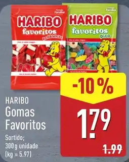 ALDI haribo gomas favoritos promoção
