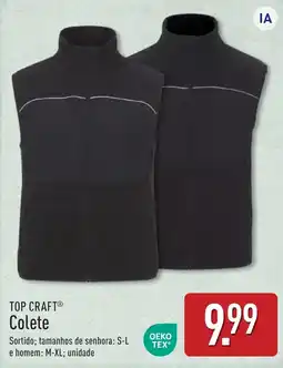 ALDI Top craft colete promoção