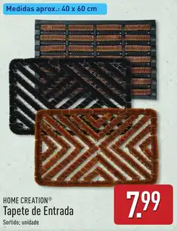ALDI Home creation tapete de entrada promoção