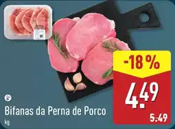 ALDI Bifanas da Perna de Porco promoção