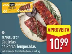 ALDI Trader Joe's costelas de porco temperadas promoção