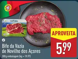 ALDI Bife da Vazia de Novilho dos Açores promoção