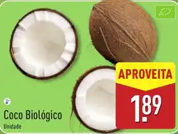 ALDI Coco Biológico promoção