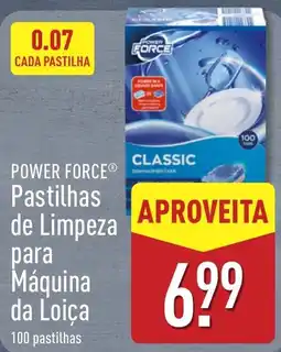 ALDI power force pastilhas de limpeza para máquina da loiça promoção