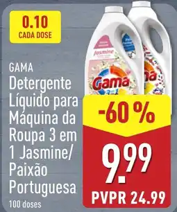ALDI Detergente Líquido para Máquina da Roupa 3 em 1 Jasmine/Paixão Portuguesa promoção