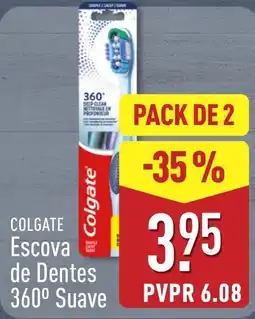 ALDI Colgate escova de dentes 360º suave promoção
