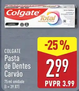 ALDI Colgate pasta de dentes carvão promoção