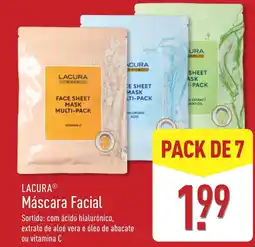 ALDI Lacura Máscara Facial promoção