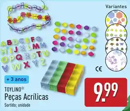 ALDI Peças Acrílicas promoção