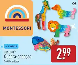 ALDI Montessori Quebra-cabeças promoção