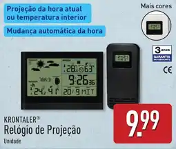 ALDI Relógio de Projeção Krontaler promoção