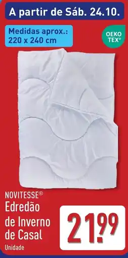 ALDI Novitesse edredão de inverno de casal promoção