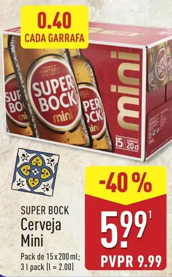 Super bock cerveja mini
