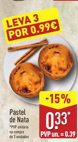 ALDI Pastel de Nata promoção
