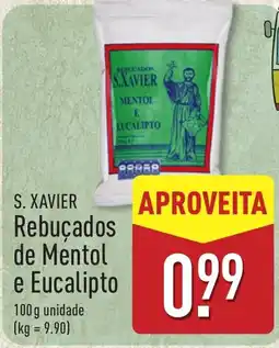 ALDI S. Xavier Rebuçados de Mentol e Eucalipto promoção