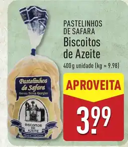 ALDI Pastelinhos de Safara Biscoitos de Azeite promoção