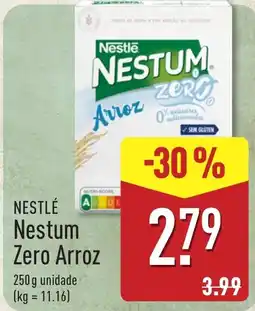 ALDI Nestlé Nestum Zero Arroz promoção