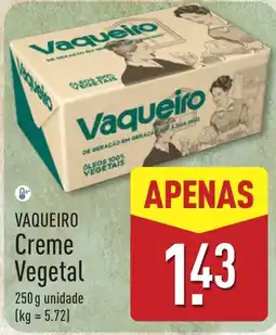 ALDI Vaqueiro Creme Vegetal promoção