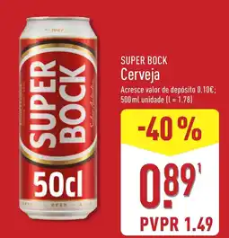 ALDI super bock cerveja promoção