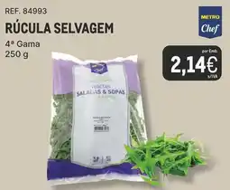 Makro Rúcula selvagem metro chef promoção
