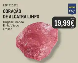 Makro Coração de alcatra limpo metro chef promoção