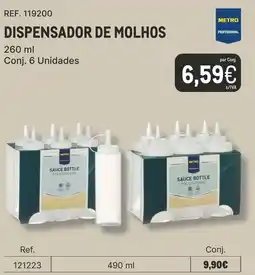 Makro dispensador de molhos metro professional promoção