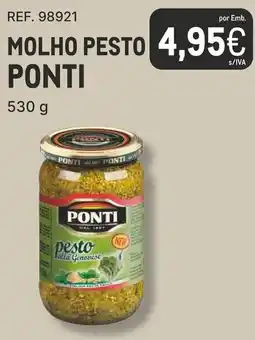 Makro molho pesto ponti promoção