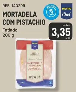 Makro Mortadela com pistachio metro chef promoção