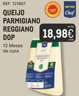 Makro Queijo parmesano reggiano dop promoção