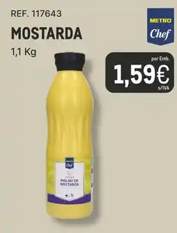 Makro Mostarda metro chef promoção
