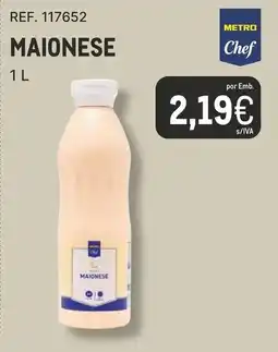 Makro Maionese metro chef promoção