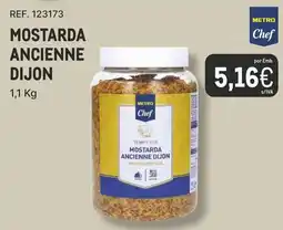 Makro Metro chef mostarda ancienne dijon promoção