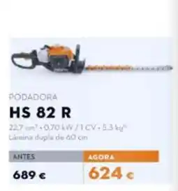 Stihl podadora hs 82 r promoção