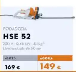 Stihl podadora hse 52 promoção