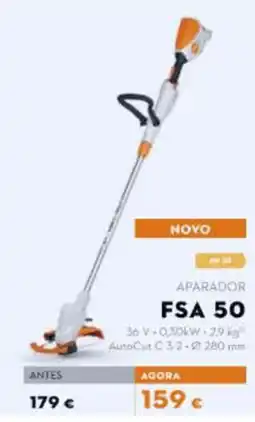 Stihl aparador fsa 50 promoção