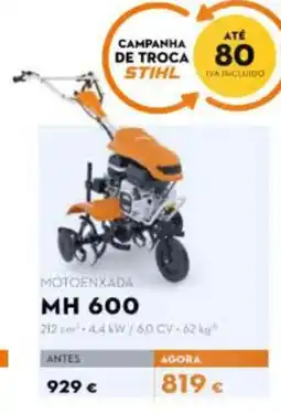 Stihl motoenxada stihl mh 600 promoção