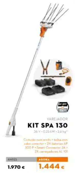 Varejador kit spa 130