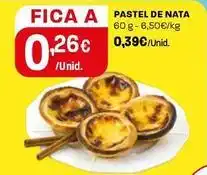 Intermarché Pastel de nata promoção