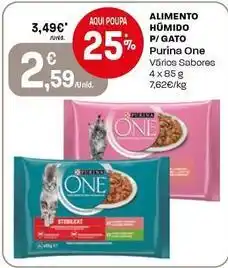 Intermarché Purinaone - alimento humido p/ gato promoção
