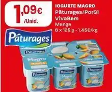 Intermarché Pataurages /porsi vivabem - iogurte magro promoção