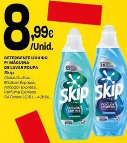 Intermarché Skip - detergente líquido para maquina de lavar roupa promoção