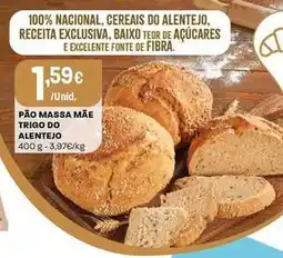 Intermarché Pao massa mae trigo do alentejo promoção