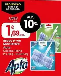 Intermarché Apta - bloco p/ wc multiativo promoção