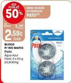 Intermarché Pato - bloco p/ wc matic promoção